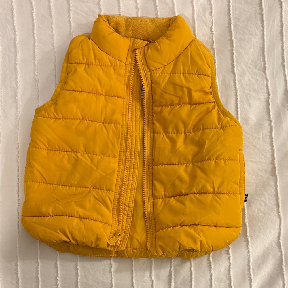 GAP Mustard Kids Puffer Vest